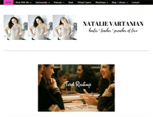 Tablet Screenshot of natalievartanian.com